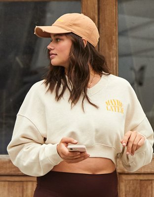 Aerie discount cropped hoodie