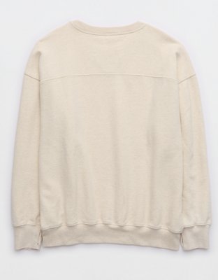 OFFLINE By Aerie Throw-Back Fleece Crewneck Sweatshirt