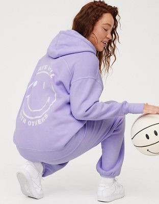 Purple discount reebok hoodie