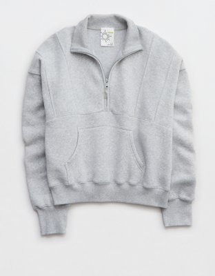 OFFLINE By Aerie Chillside Quarter Zip Sweater