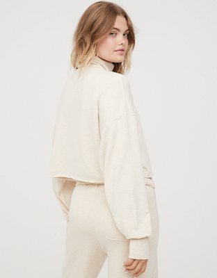 OFFLINE By Aerie OTT Fleece Quarter Zip Sweatshirt