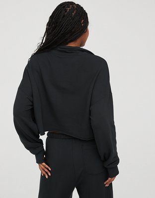 OFFLINE By Aerie OTT Fleece Quarter Zip Sweatshirt