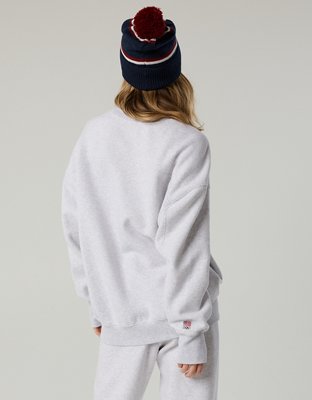 OFFLINE By Aerie Team USA Collection Cloud Fleece Crewneck Sweatshirt