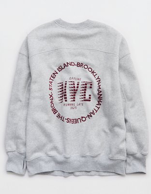 OFFLINE By Aerie Cloud Fleece Oversized Crewneck