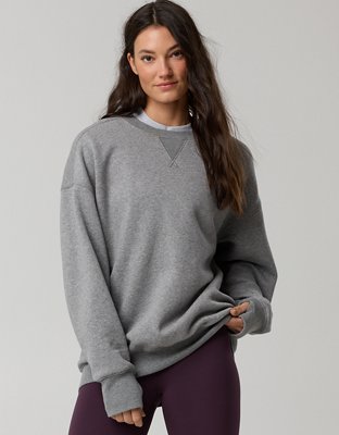 OFFLINE By Aerie Cloud Fleece Oversized Crewneck