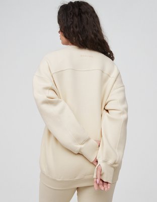 OFFLINE By Aerie Cloud Fleece Oversized Crewneck