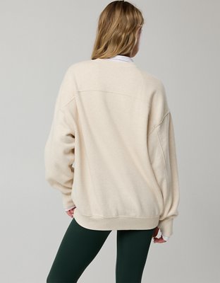 OFFLINE By Aerie Cloud Fleece Oversized Crewneck