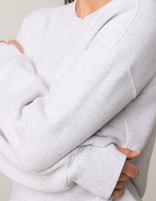 OFFLINE By Aerie Cloud Fleece Oversized Crewneck