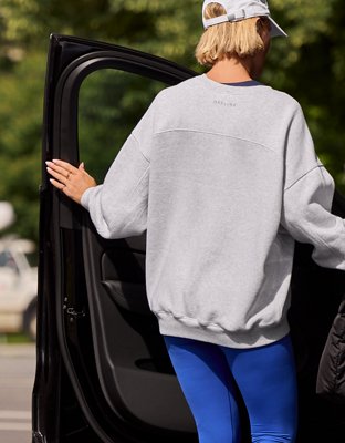 OFFLINE By Aerie Cloud Fleece Oversized Crewneck