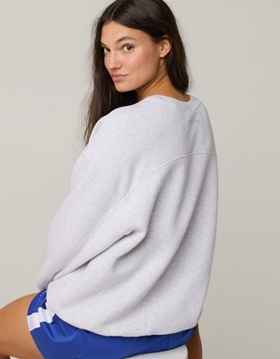 OFFLINE By Aerie Cloud Fleece Oversized Crewneck