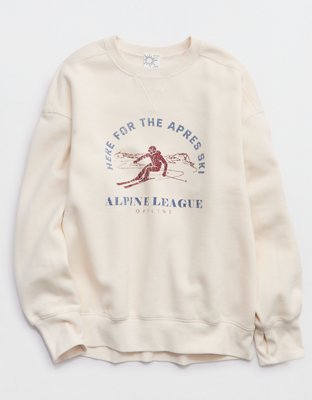 OFFLINE By Aerie Cloud Fleece Oversized Crewneck Sweatshirt