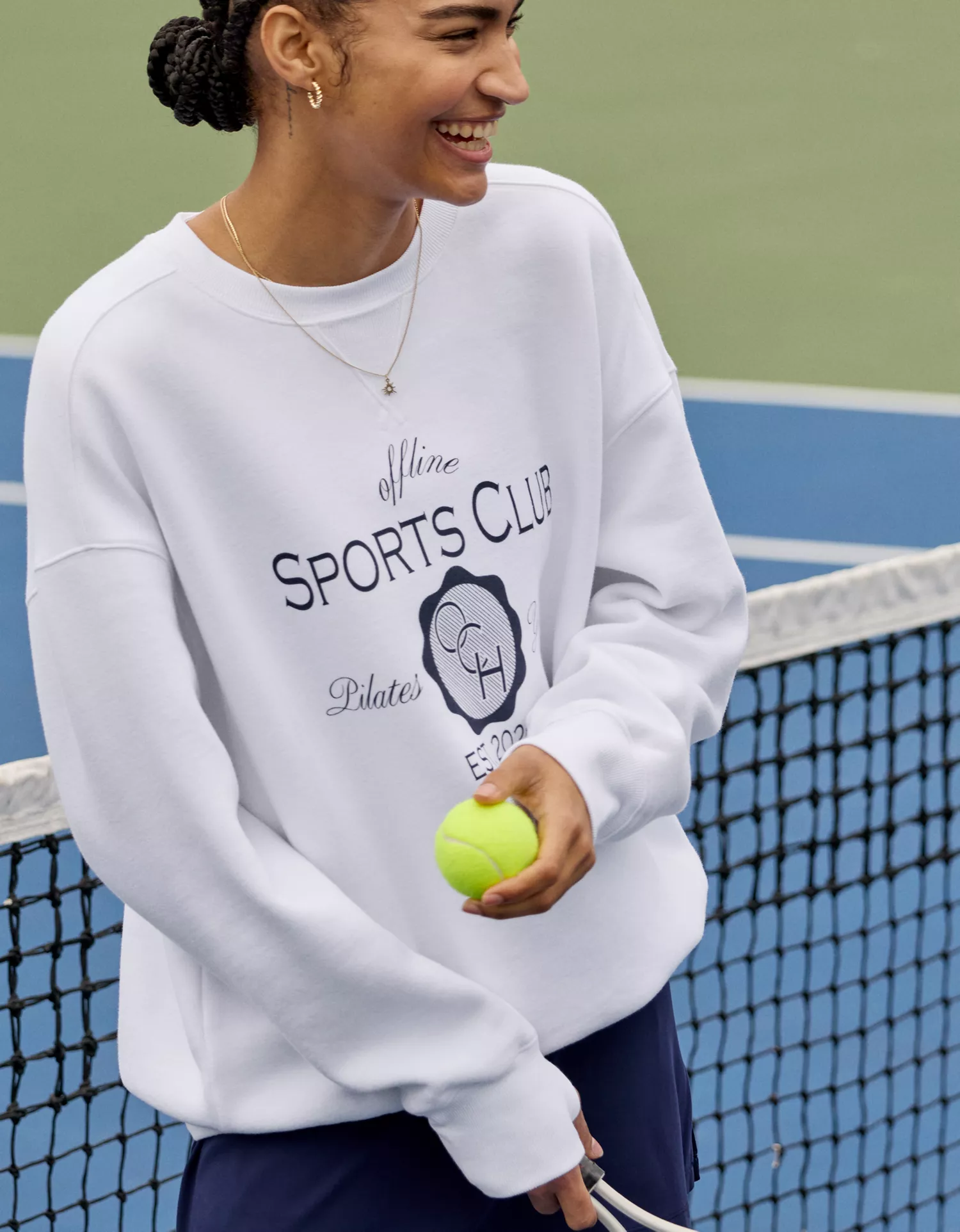 OFFLINE By Aerie Cloud Fleece Oversized Crewneck Sweatshirt - thumbnail 8