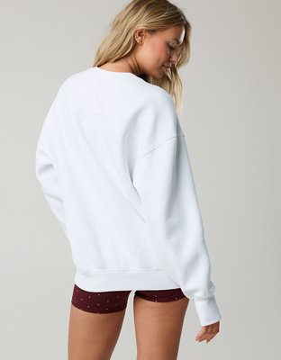 OFFLINE By Aerie Cloud Fleece Oversized Crewneck Sweatshirt