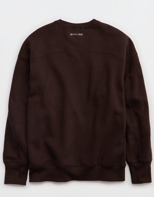 OFFLINE By Aerie Cloud Fleece Oversized Crewneck