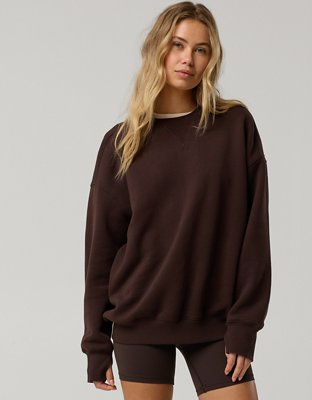OFFLINE By Aerie Cloud Fleece Oversized Crewneck