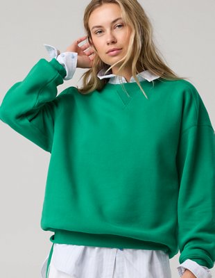 OFFLINE By Aerie Cloud Fleece Oversized Crewneck Sweatshirt
