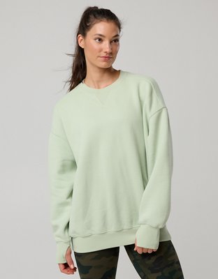 OFFLINE By Aerie Cloud Fleece Oversized Crewneck