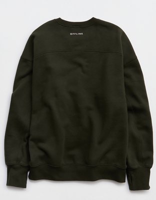 OFFLINE By Aerie Cloud Fleece Oversized Crewneck Sweatshirt