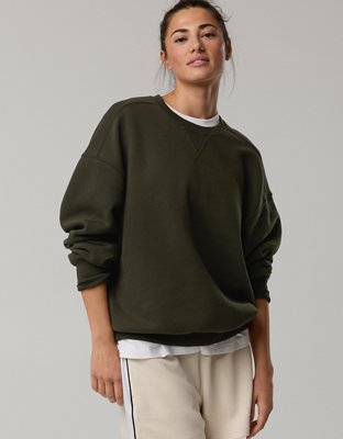 OFFLINE By Aerie Cloud Fleece Oversized Crewneck Sweatshirt