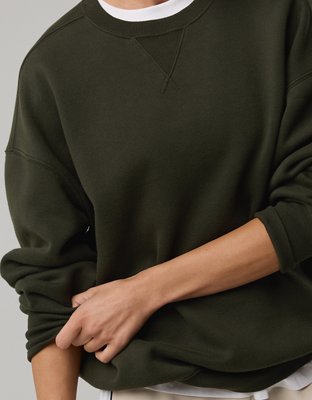 OFFLINE By Aerie Cloud Fleece Oversized Crewneck Sweatshirt