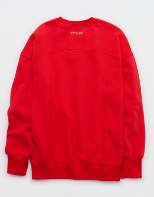 OFFLINE By Aerie Cloud Fleece Oversized Crewneck