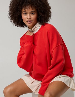 OFFLINE By Aerie Cloud Fleece Oversized Crewneck Sweatshirt