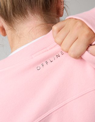 OFFLINE By Aerie Cloud Fleece Oversized Crewneck Sweatshirt