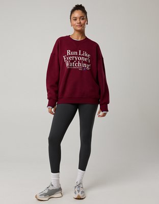 OFFLINE By Aerie Cloud Fleece Oversized Crewneck