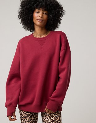 OFFLINE By Aerie Cloud Fleece Crewneck Sweatshirt