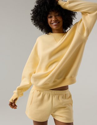 OFFLINE By Aerie Cloud Fleece Oversized Crewneck