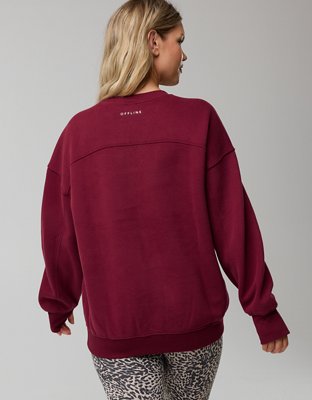 OFFLINE By Aerie Cloud Fleece Oversized Crewneck