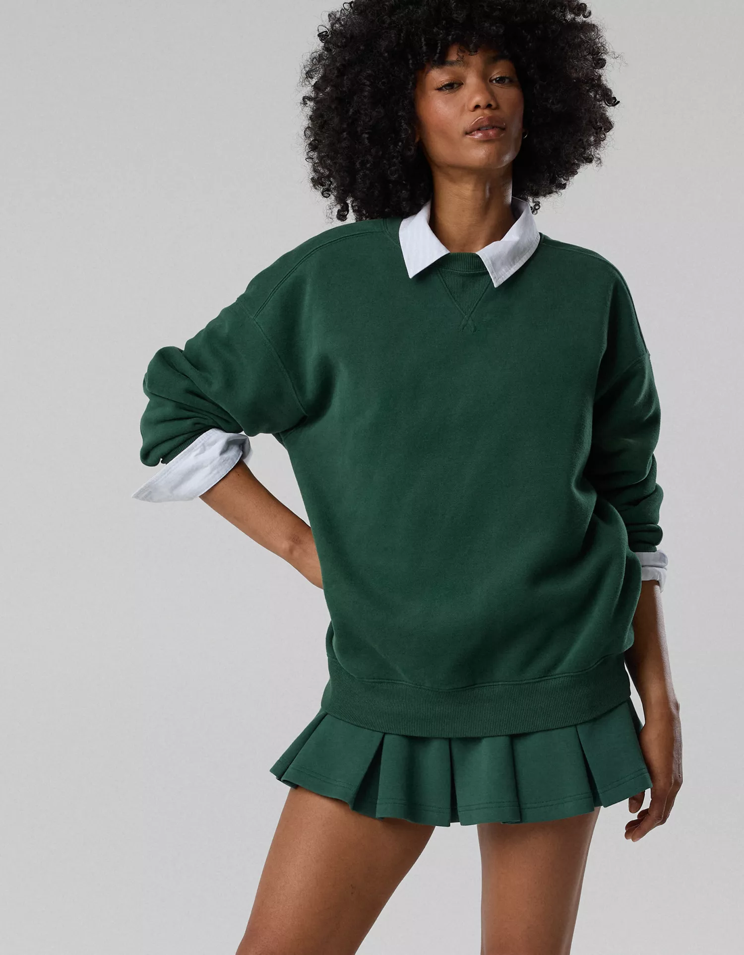 OFFLINE By Aerie Cloud Fleece Oversized Crewneck Sweatshirt - thumbnail 5