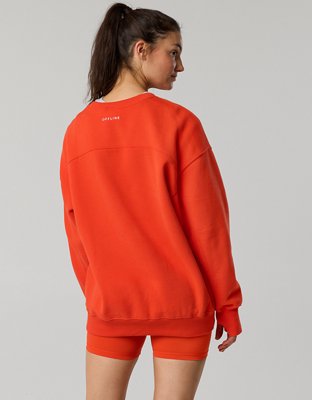 OFFLINE By Aerie Cloud Fleece Oversized Crewneck Sweatshirt