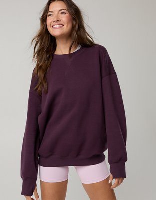 OFFLINE By Aerie Cloud Fleece Oversized Crewneck