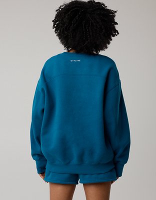 OFFLINE By Aerie Cloud Fleece Oversized Crewneck Sweatshirt