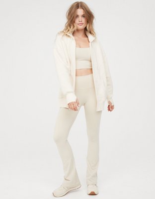 OFFLINE By Aerie Sweatshirt de Fleece Cloud con Cierre Completo