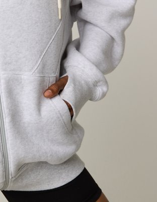 OFFLINE By Aerie Cloud Fleece Full Zip Sweatshirt