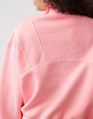 OFFLINE By Aerie Cloud Fleece Quarter Zip Sweatshirt