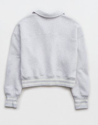 OFFLINE By Aerie Cloud Fleece Polo Sweatshirt