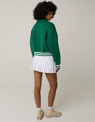 OFFLINE By Aerie Cloud Fleece Polo Sweatshirt