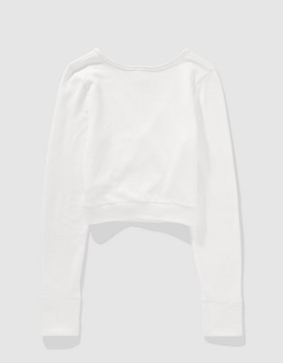 OFFLINE by Aerie OTT Fleece Wrap Top