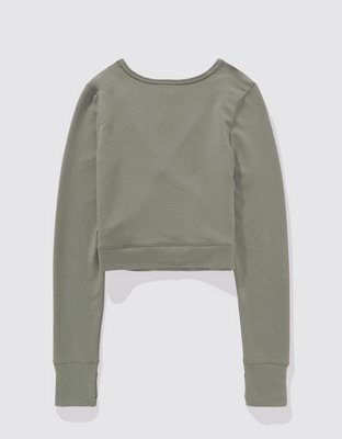 OFFLINE by Aerie OTT Fleece Wrap Top