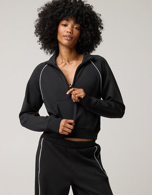 OFFLINE By Aerie ChillUp Quarter Zip Sweatshirt