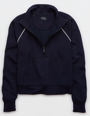 OFFLINE By Aerie ChillUp Quarter Zip Sweatshirt