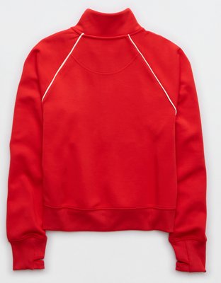 OFFLINE By Aerie ChillUp Quarter Zip Sweatshirt