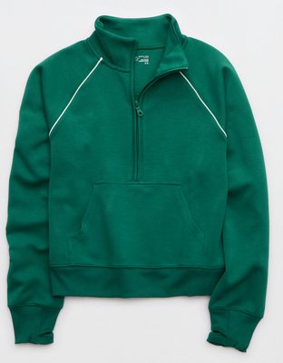 OFFLINE By Aerie ChillUp Quarter Zip Sweatshirt