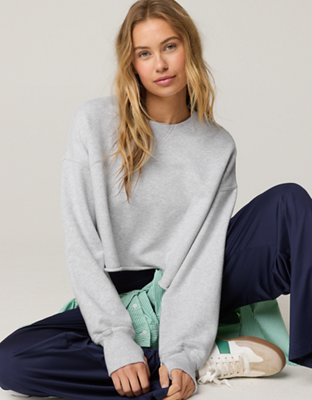 Aerie cropped sweatshirt hotsell