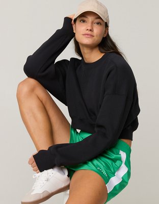 Aerie cropped sweatshirt best sale