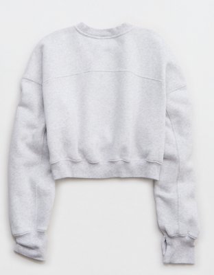 OFFLINE By Aerie Cloud Fleece Cropped Crewneck Sweatshirt