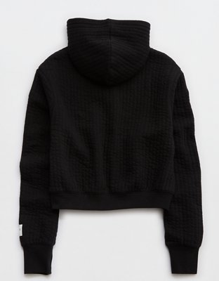 OFFLINE By Aerie Coffee Run Cropped Hoodie